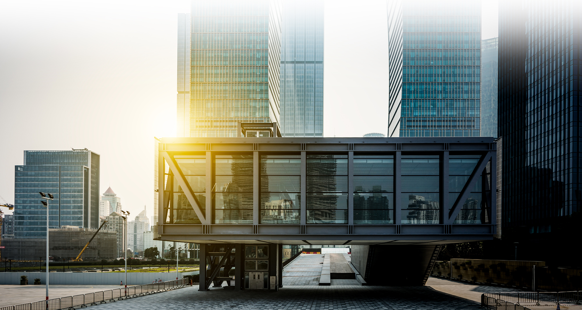 modern business center
